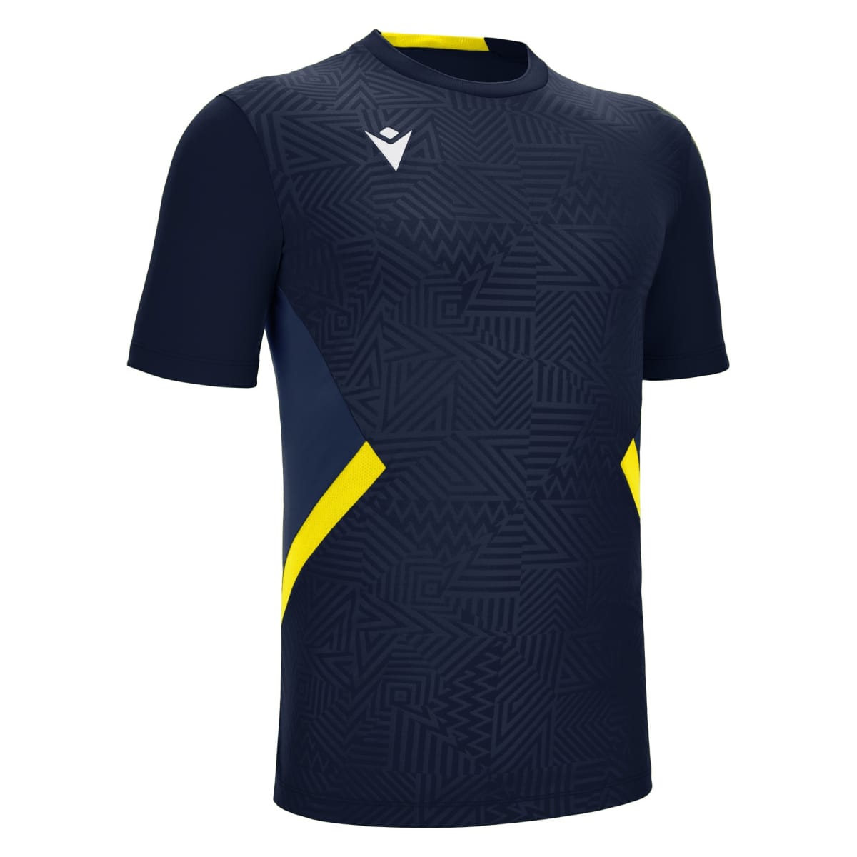 Shedir camiseta futbol hombre Azul Marino/Amarillo1