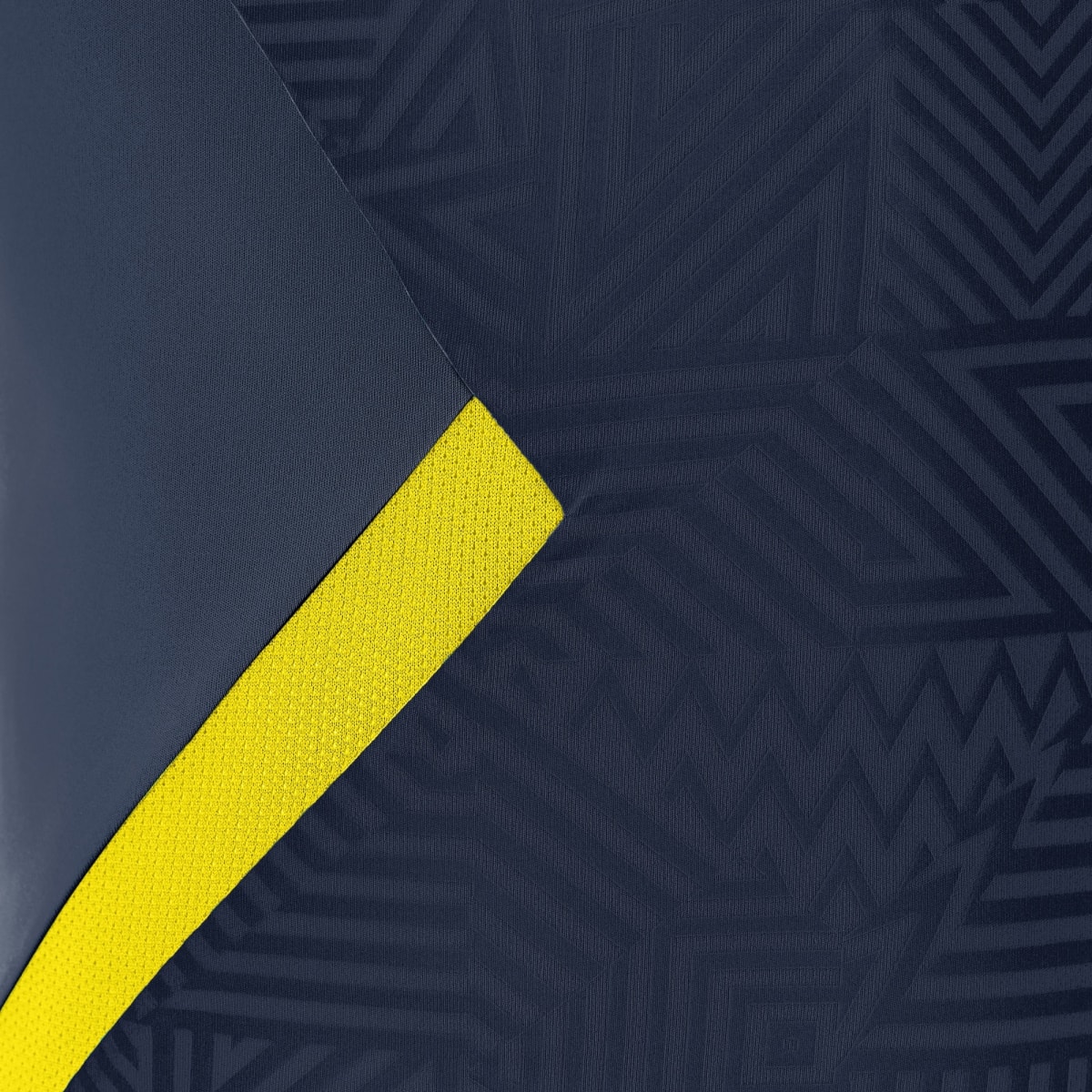 Shedir camiseta futbol hombre Azul Marino/Amarillo3