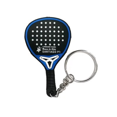 Llavero Pala Premier Padel Santiago P1 Azul Drop Shot1