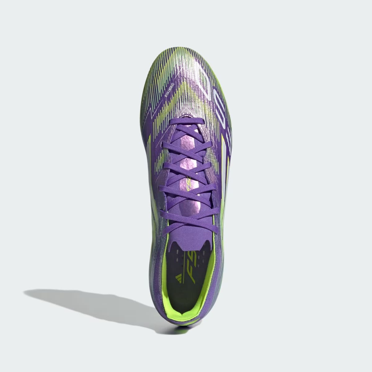 Zapato de Futbol Adidas F50 Pro Firme/Multiterreno Purple Rush / Cloud White / Lucid Lemon3