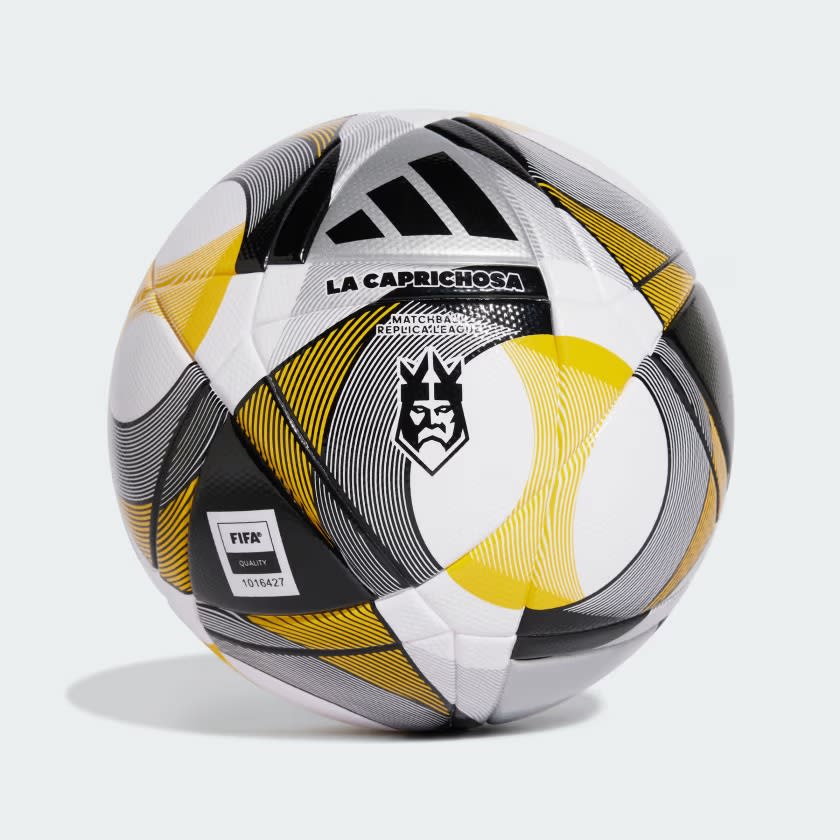 Pelota Kings League La Caprichosa League White / Black / Silver Metallic2