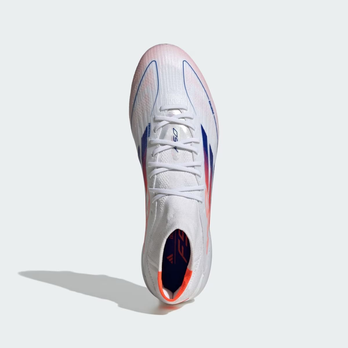 Zapato de Futbol Adidas F50 Elite Corte MedioTerreno Firme Cloud White / Lucid Blue / Solar Red1