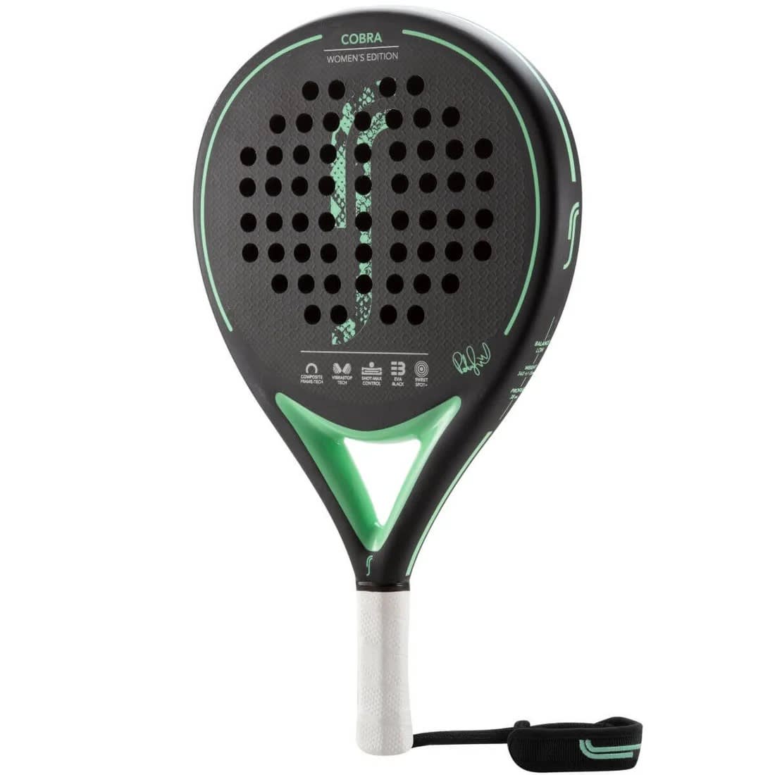 Pala Padel Robin Soderling Cobra Edition Snakeskin Menta2