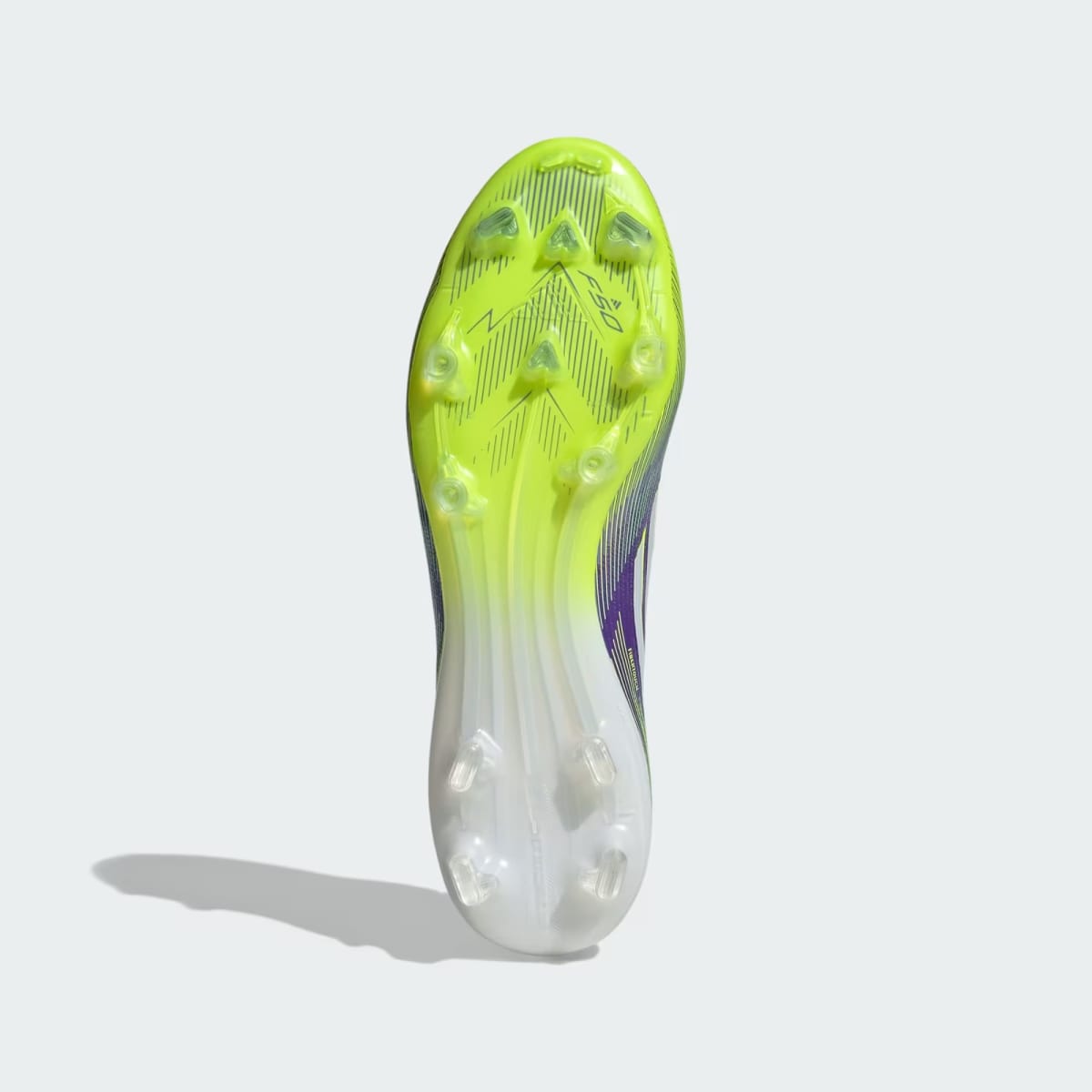 Zapato de Futbol Adidas F50 Pro Firme/Multiterreno Purple Rush / Cloud White / Lucid Lemon4