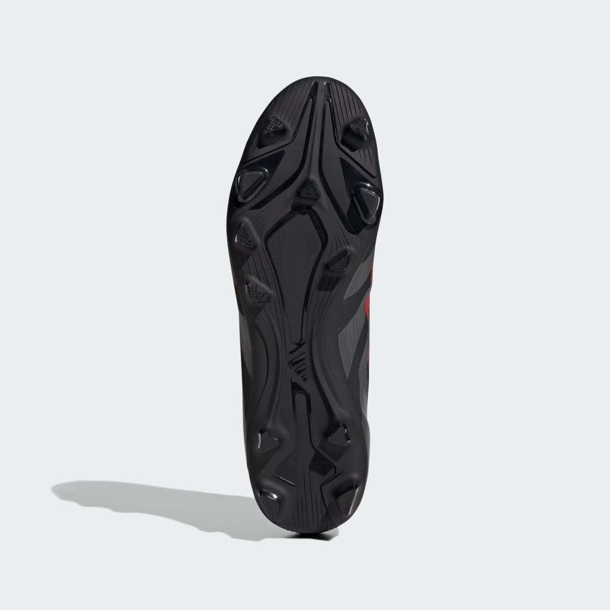 Zapato de Fútbol Adidas Predator Club Multisuperficie Core Black / Grey Four / Lucid Red3