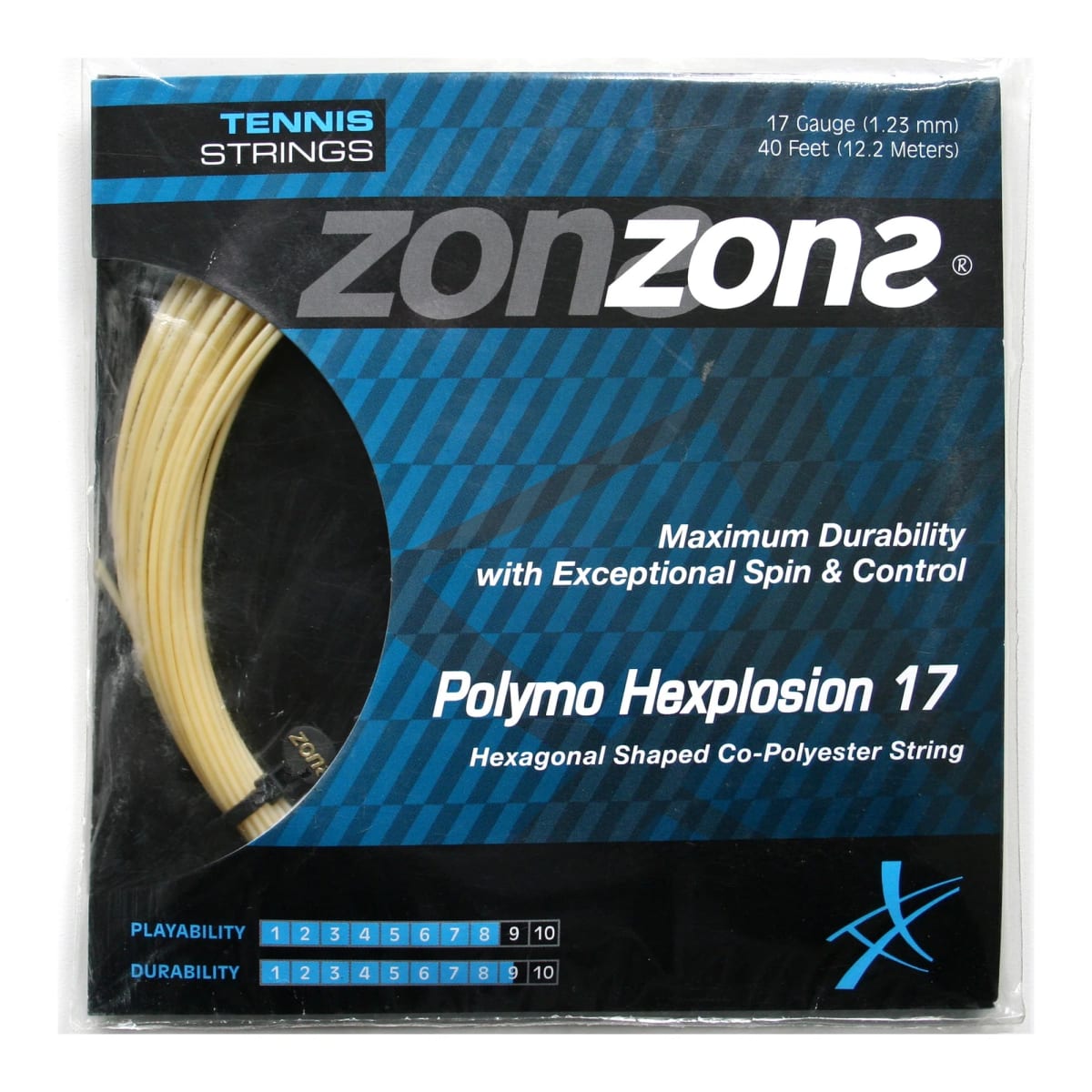 Set Cuerda Polymo Hexplosion 17 Amber  (1.23mm)1