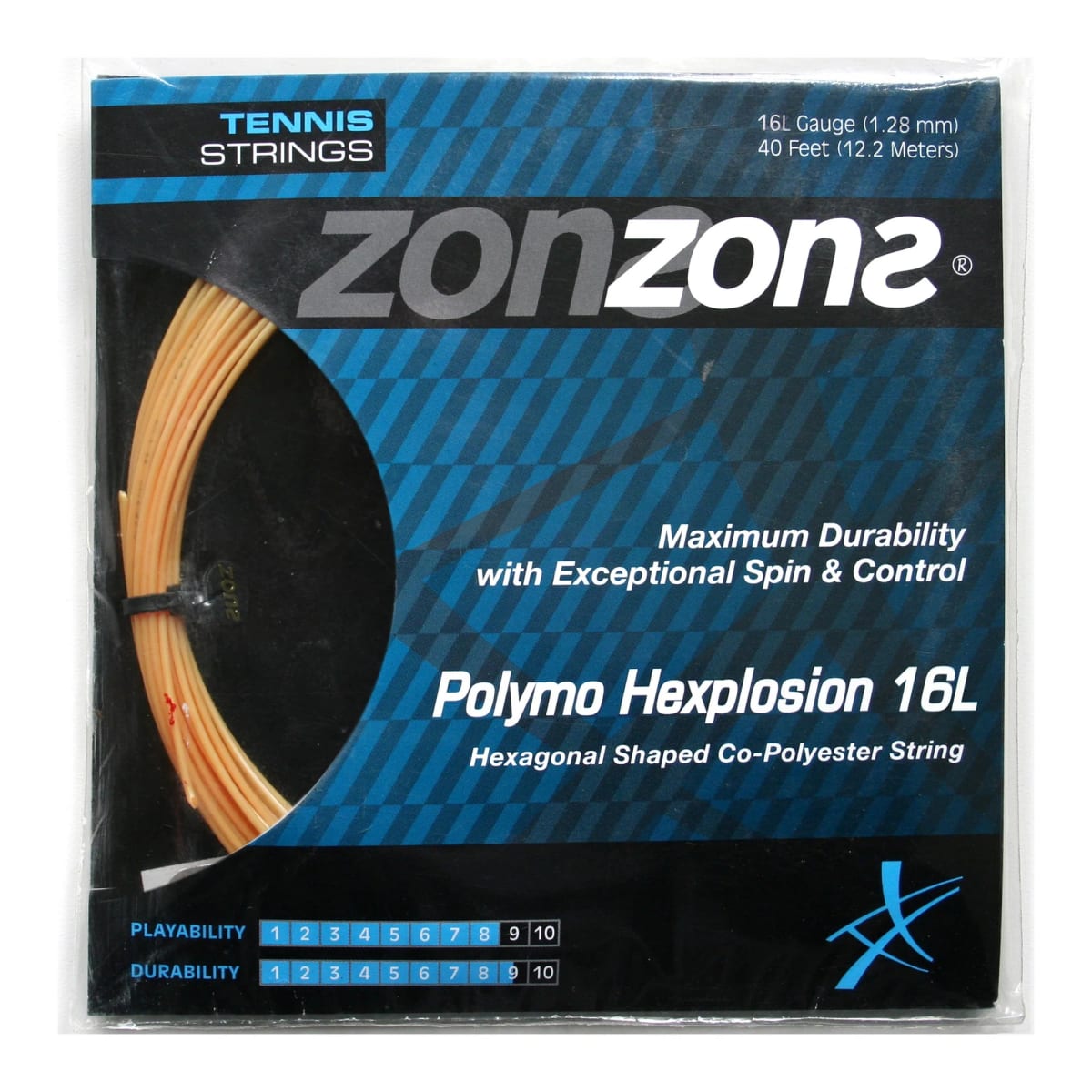 Set Cuerda Polymo Hexplosion 16L Gold (1.28mm)1