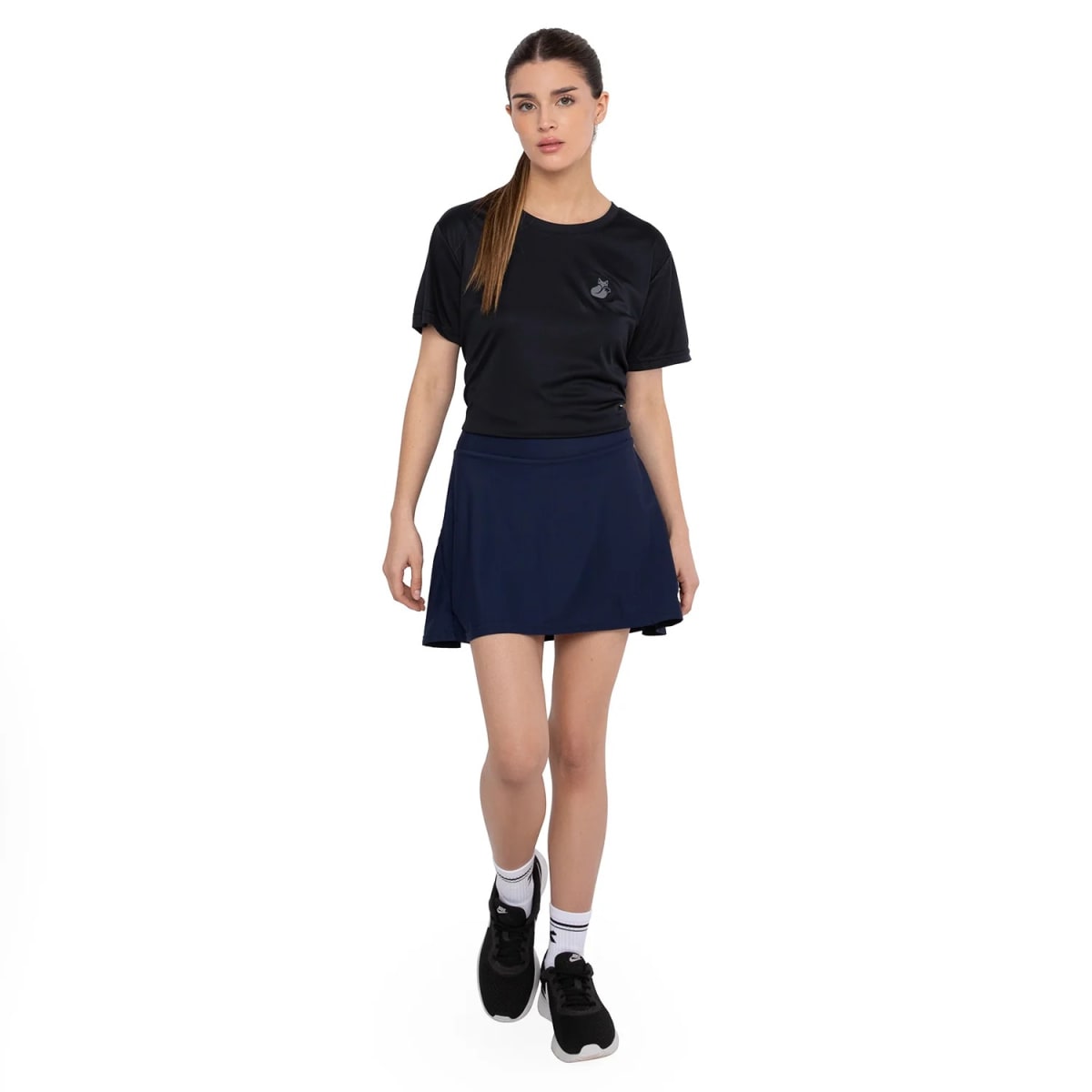 Polera Khombi Mujer Tilki Temel Black/Grey W26S3