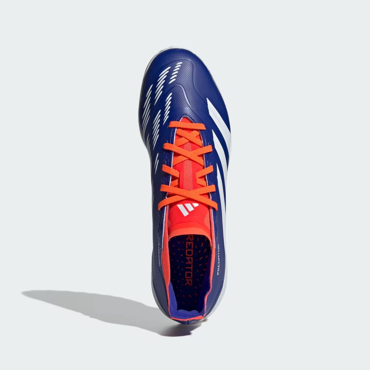 Zapatos de Fútbol Adidas Predator League Pasto Sintético Lucid Blue / Cloud White / Solar Red3
