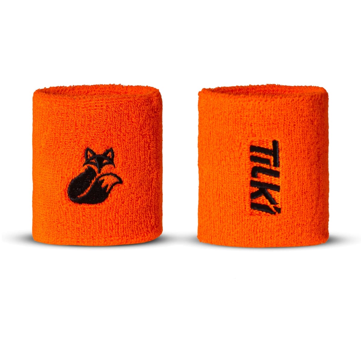 Muñequera Corta Algodón Terry Tilki Lehinde Orange/Black M24W ( Corta )1