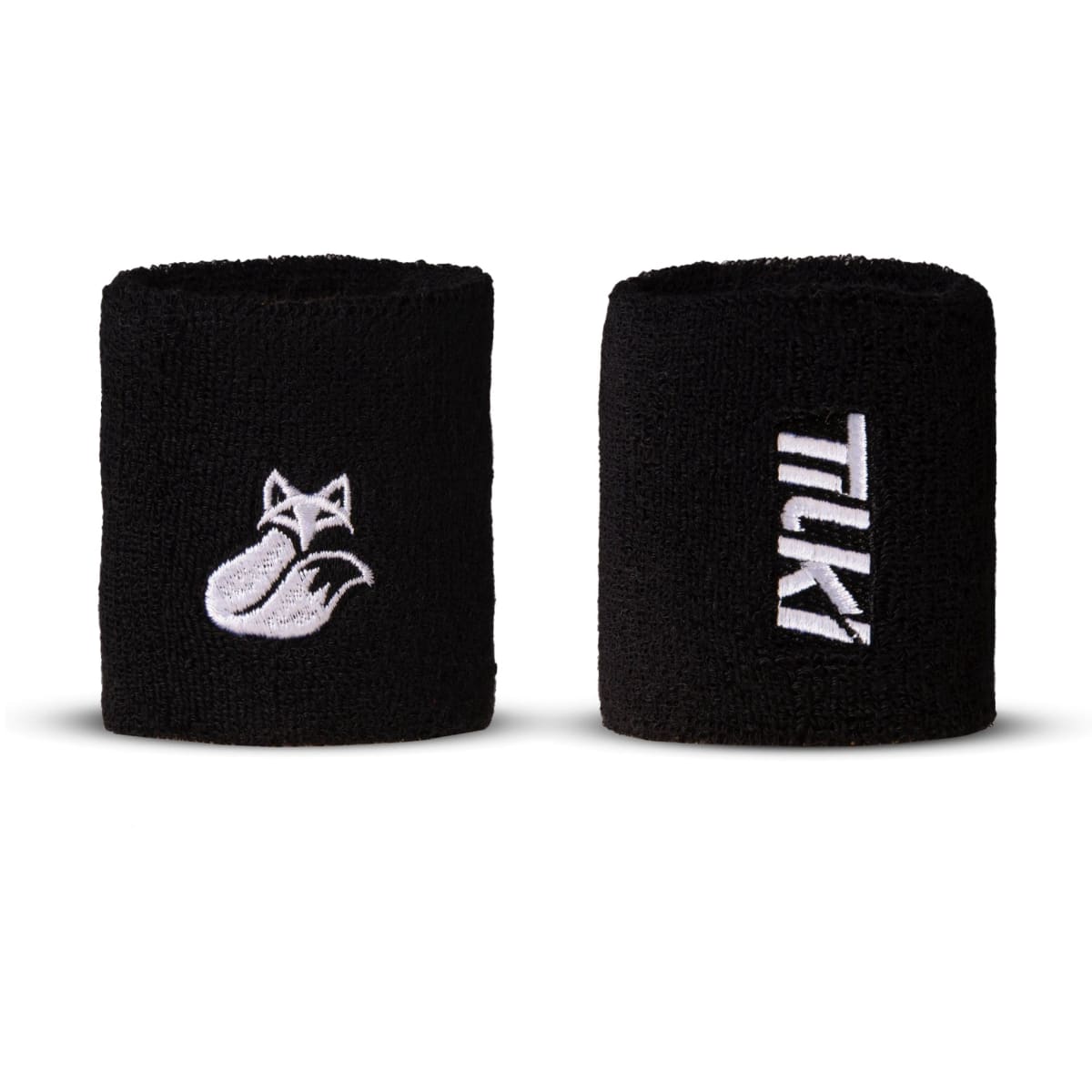 Muñequera Corta Algodón Terry Tilki Lehinde Black/White M24W ( Corta )1