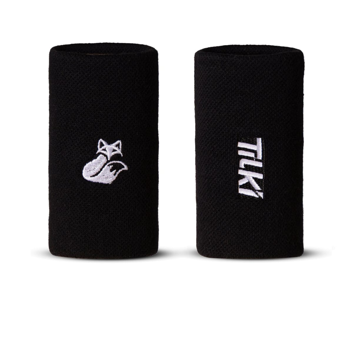 Muñequera Larga Pro Algodón Terry Interior Tilki Lehinde Black/White M24W ( Larga )1