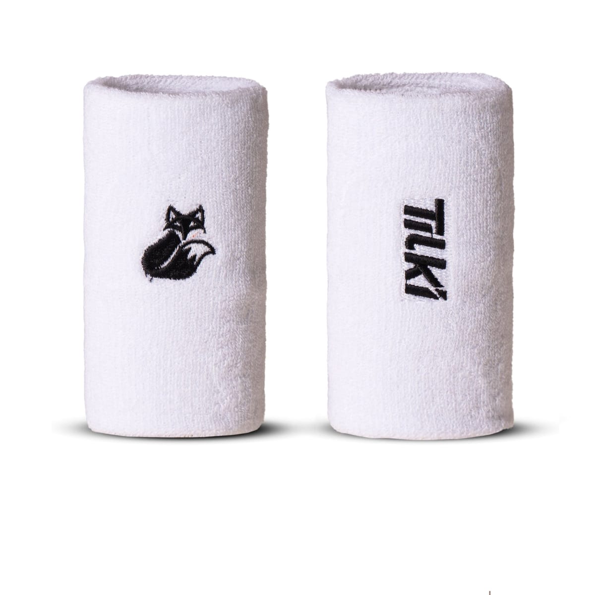 Muñequera Larga Algodón Terry Tilki Lehinde White/Black M24W ( Larga )1
