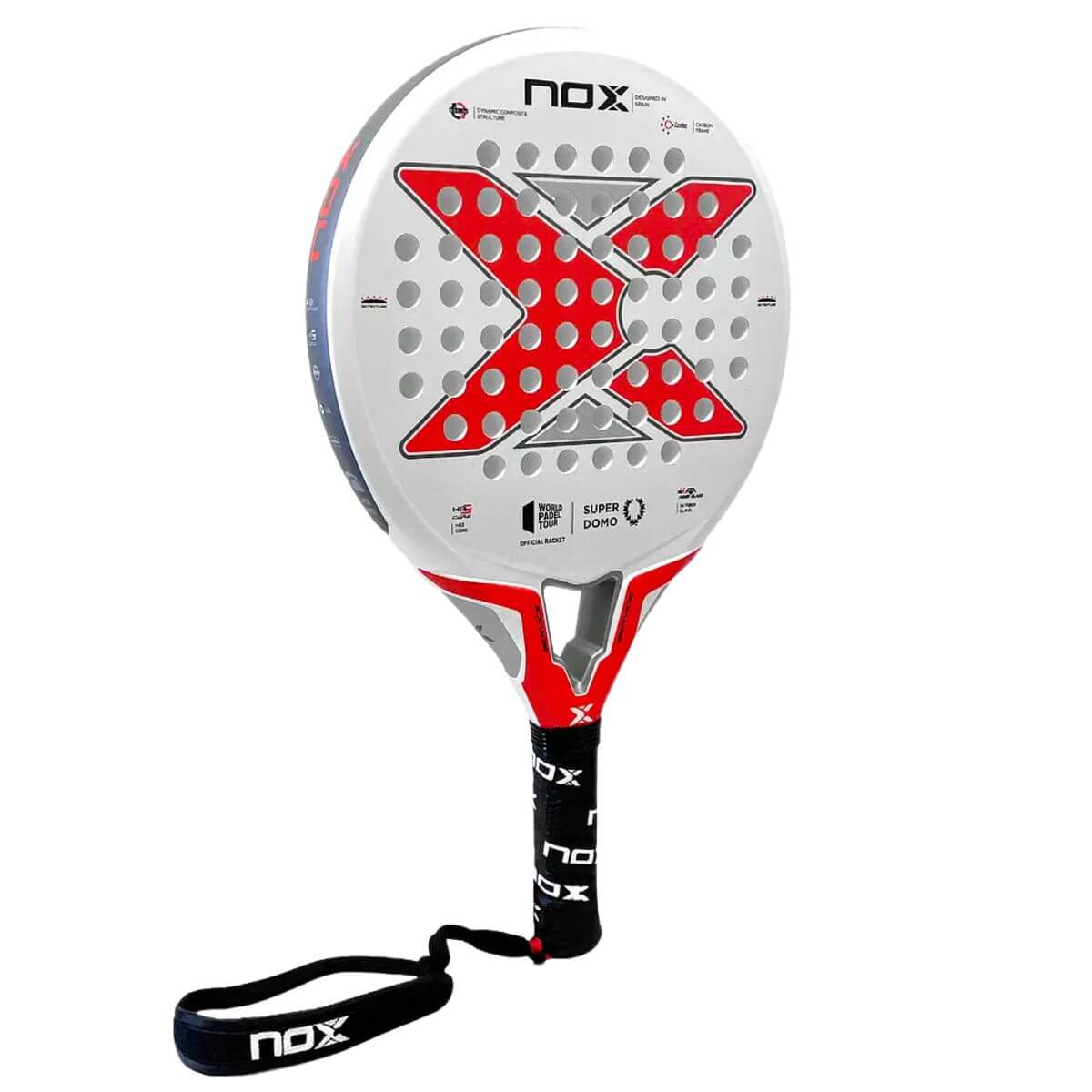 Pala Padel Nox Super Domo Fiber 360-375Gr (Exclusiva)1