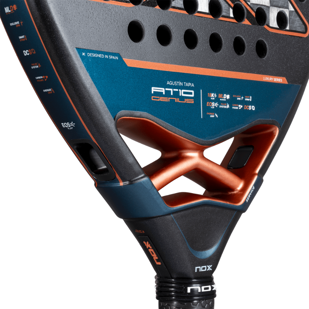 Pala de Padel At10 Genius Attack 18K Alum by Agustin Tapia 20257