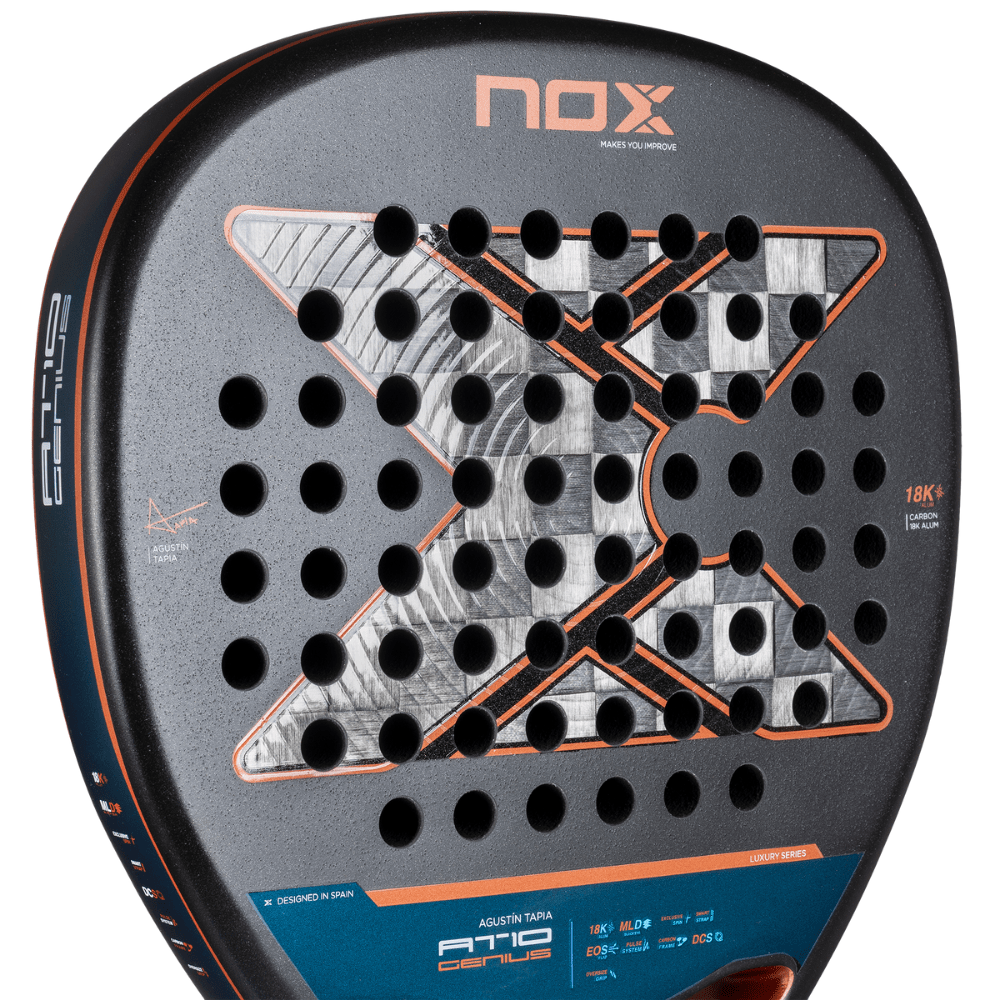 Pala de Padel At10 Genius Attack 18K Alum by Agustin Tapia 20256