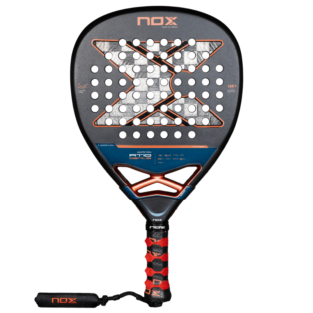 Pala de Padel At10 Genius Attack 18K Alum by Agustin Tapia 20251