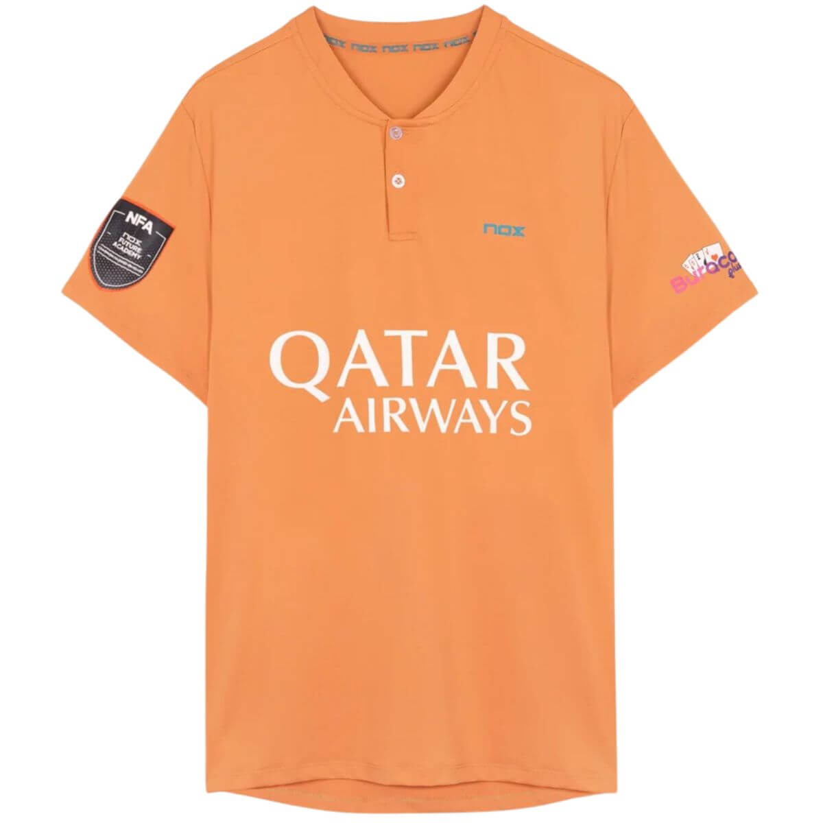 Polera Nox Polo Sponsor AT10 Mandarina 20231