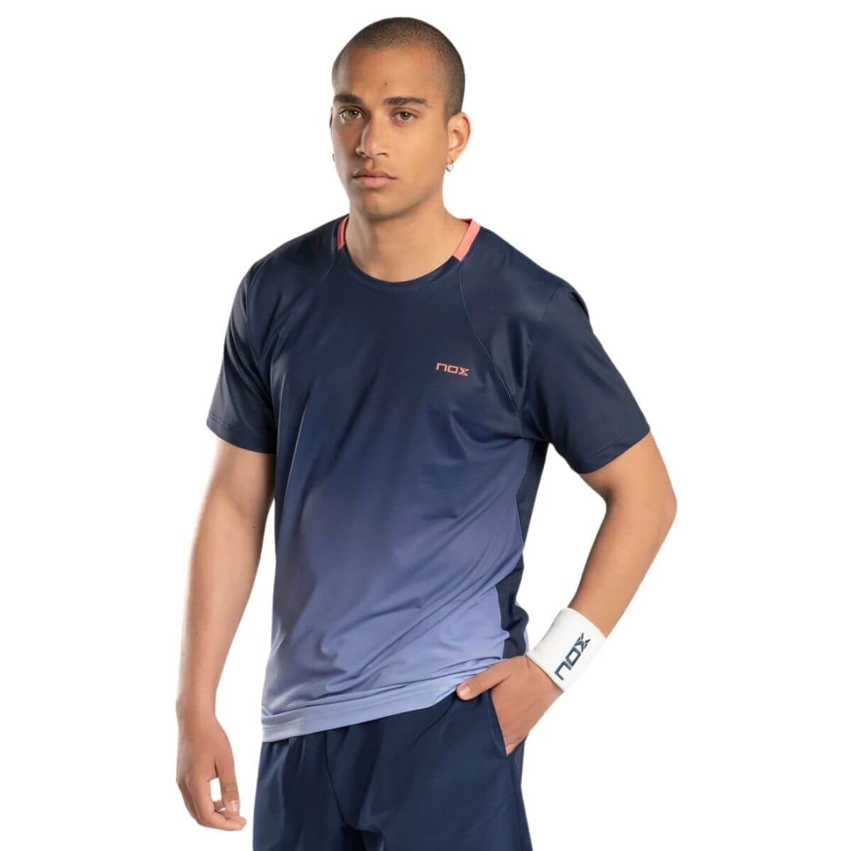 Polera Nox Hombre Pro Fit Naval Blue Degraded4