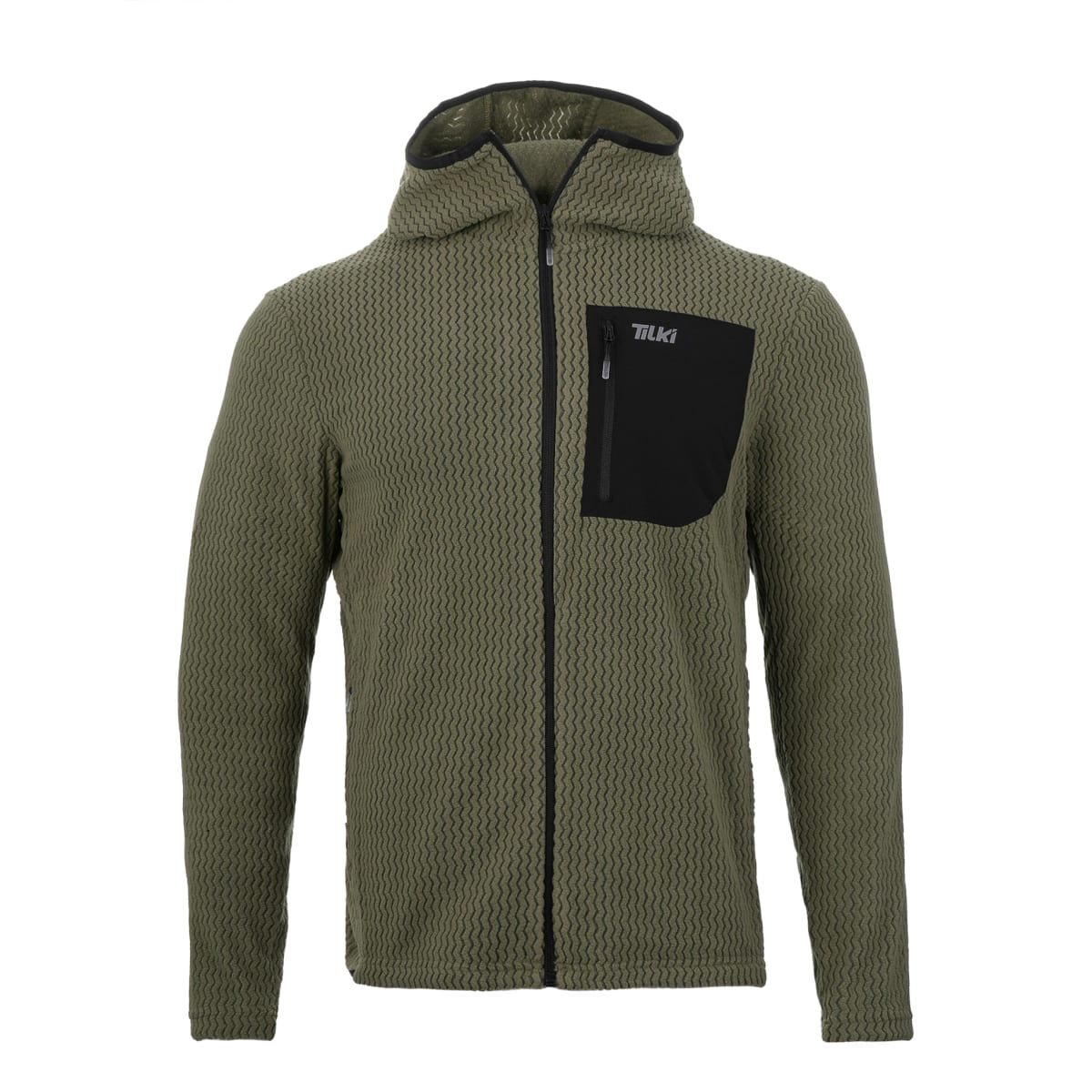 Polar Full Zip Hood Tilki Lehinde Olive Green1