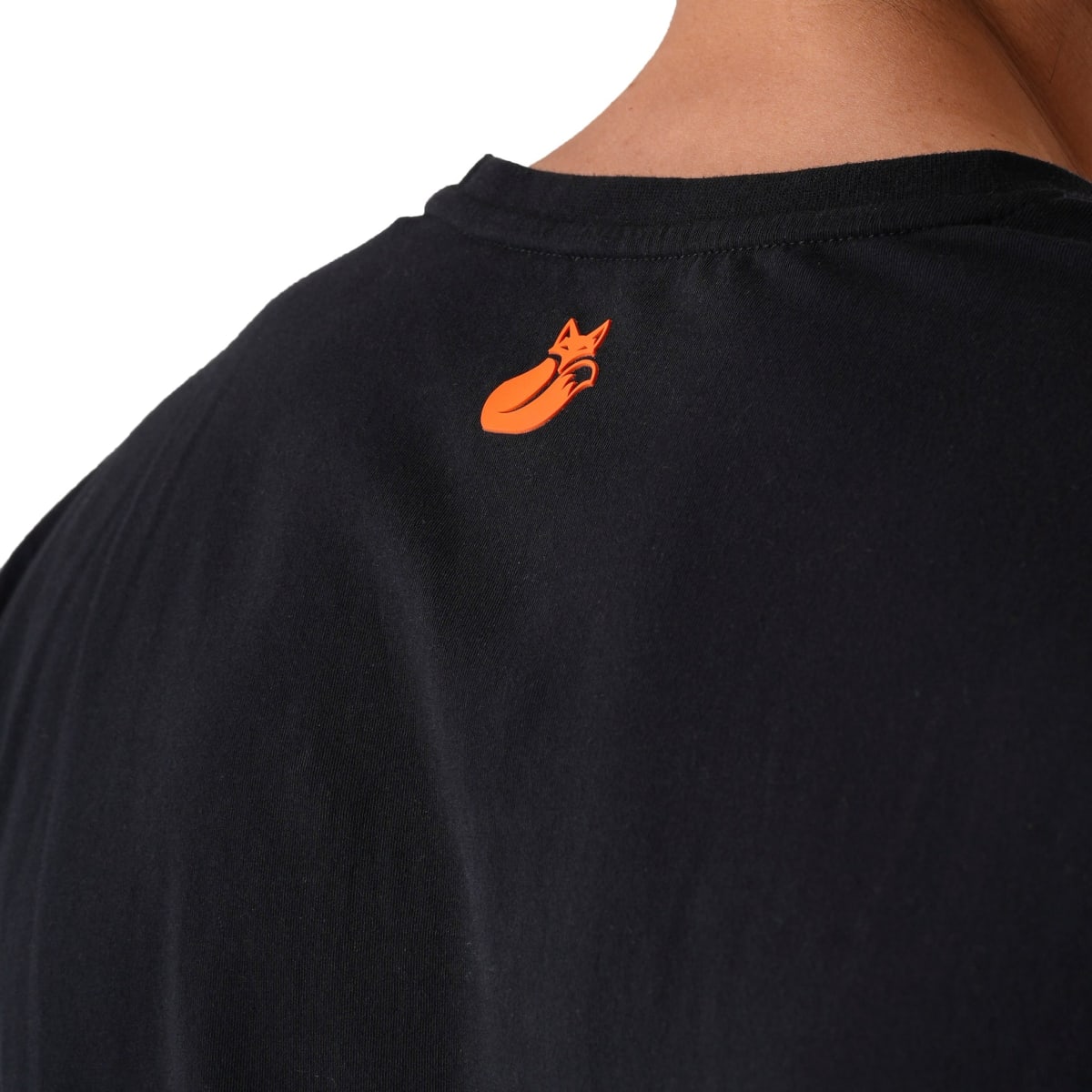 Polera M/C Cotton Tilki  Lehinde Black/Orange M24W3