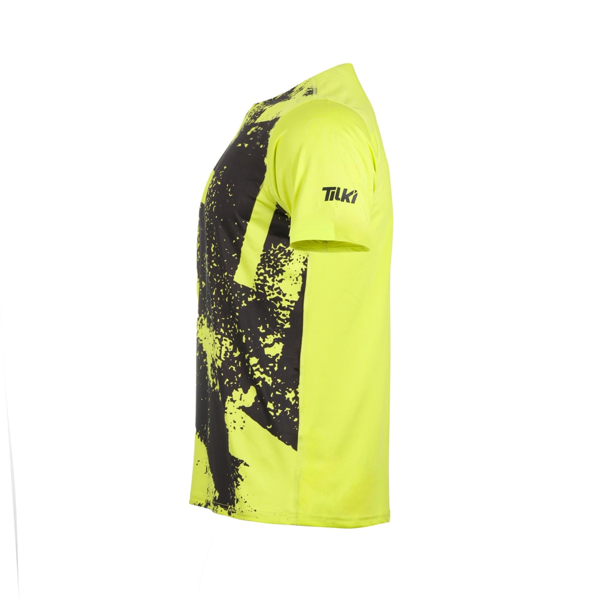 Polera Full Print Poly Tilki Temel Yellow Fluor M24W2