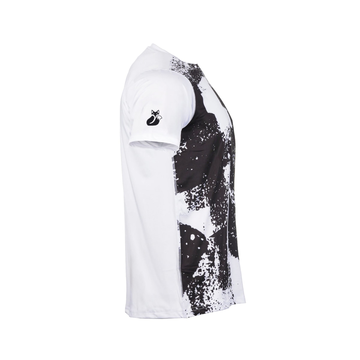 Polera Full Print Poly Tilki Temel White M24W3