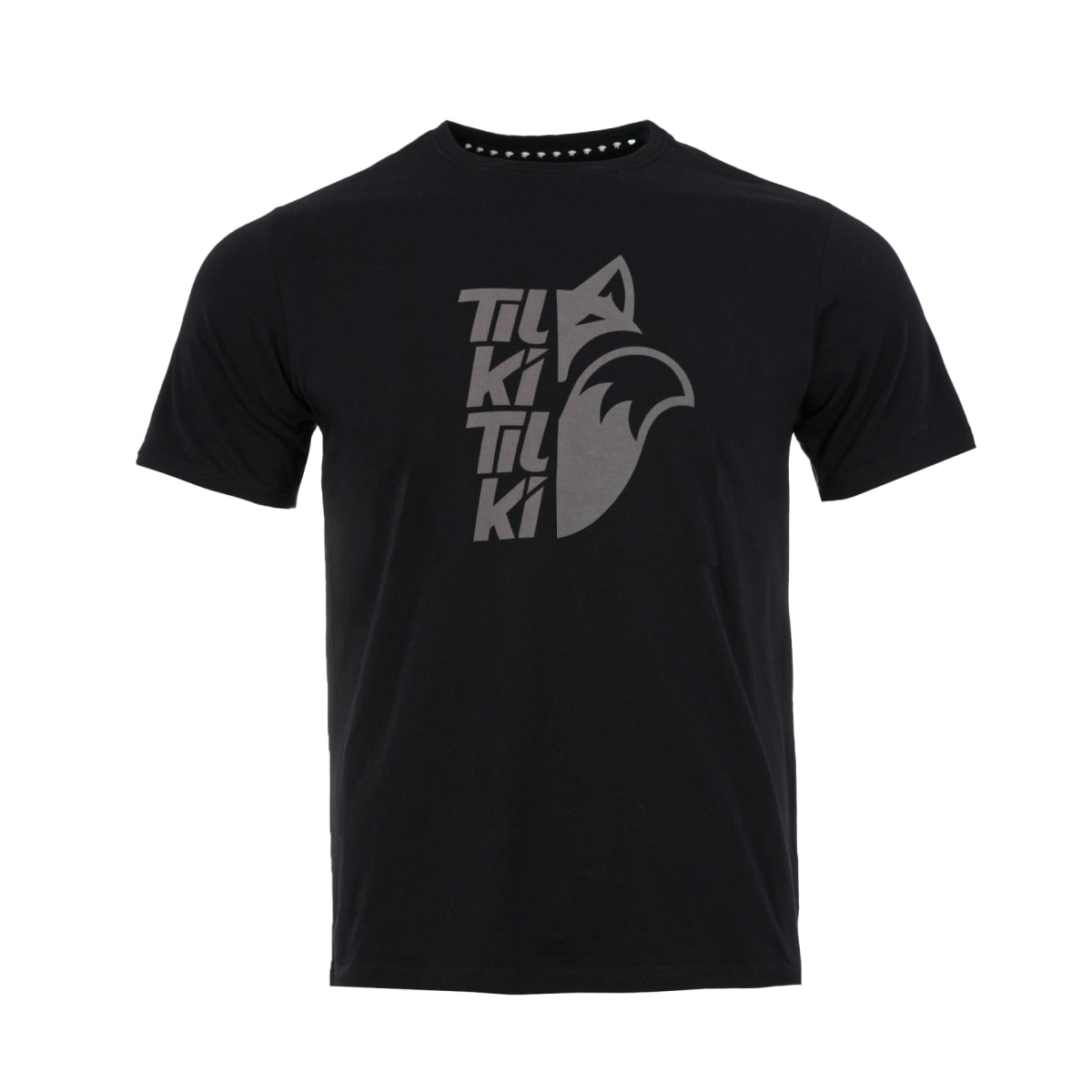 Polera Mix Big Logo Tilki Tilki Lehinde Black Grey3