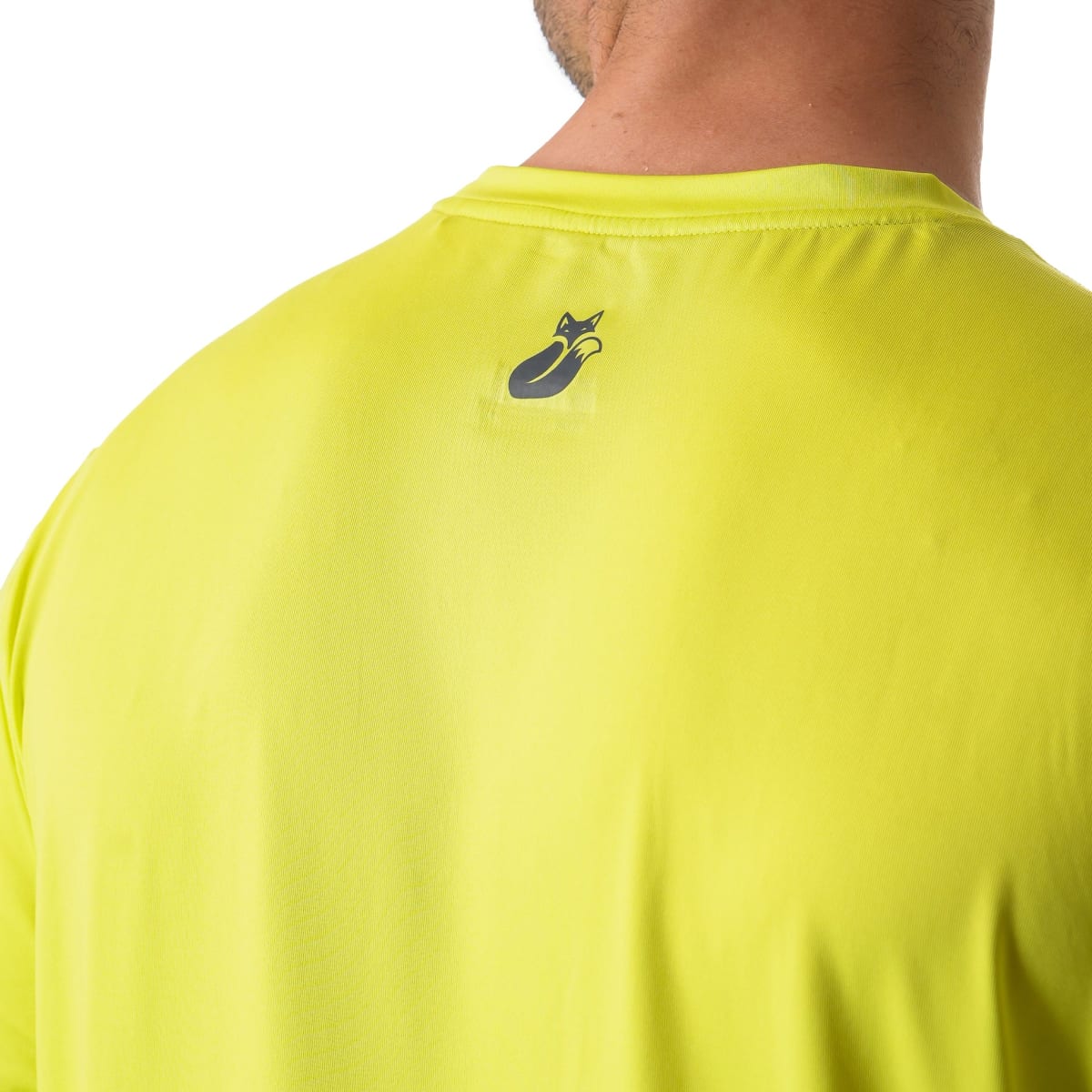 Polera M/C Poly Tilki Temel Yellow Fluor M24W2