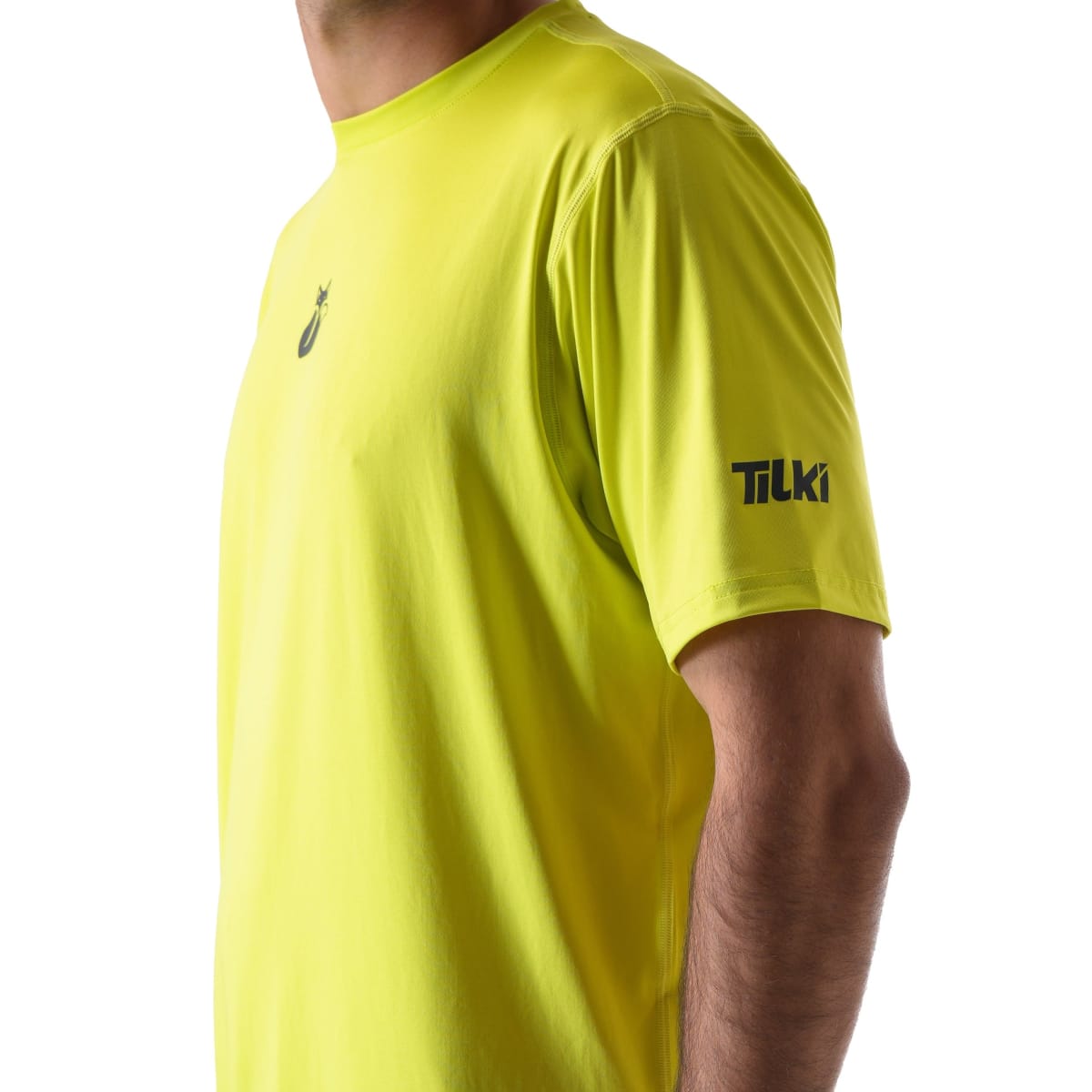Polera M/C Poly Tilki Temel Yellow Fluor M24W4