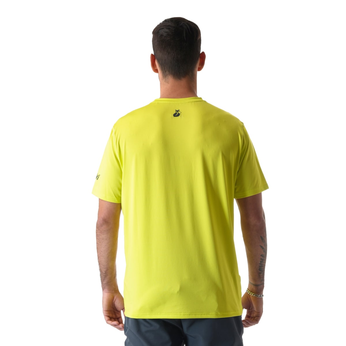 Polera M/C Poly Tilki Temel Yellow Fluor M24W5