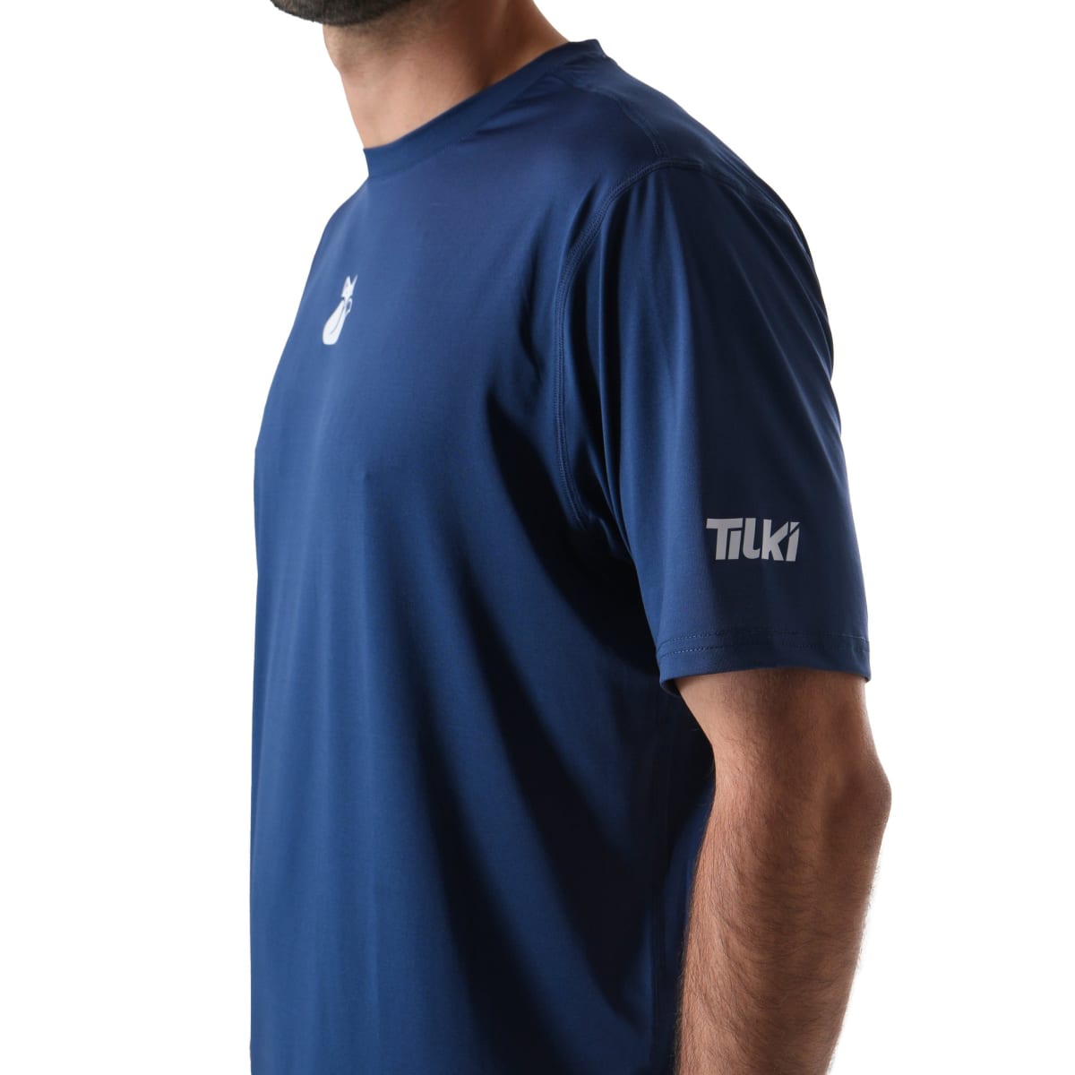 Polera M/C Poly Tilki Temel Blue M24W4