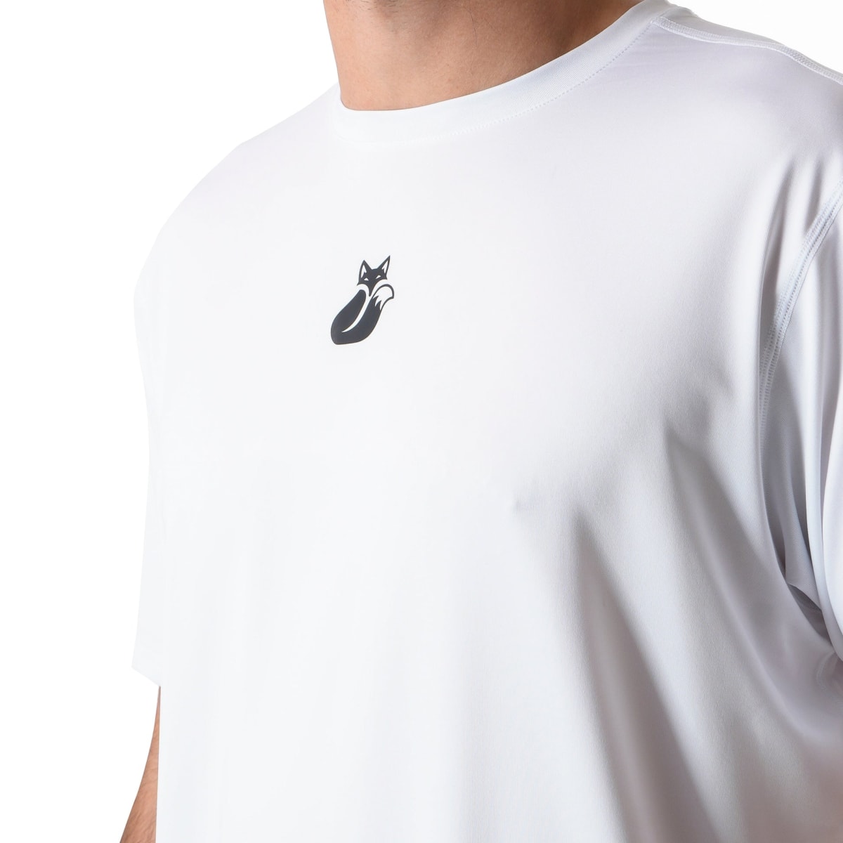 Polera M/C Poly Tilki Temel White M24W3