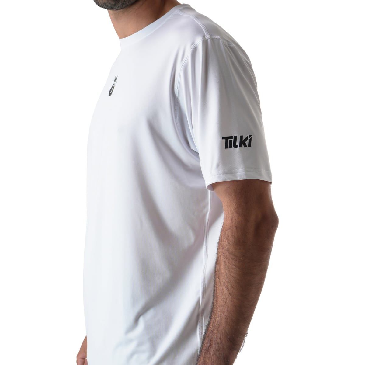 Polera M/C Poly Tilki Temel White M24W4