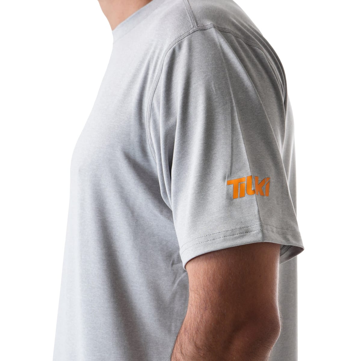 Polera M/C Poly Tilki Temel Grey M24W2
