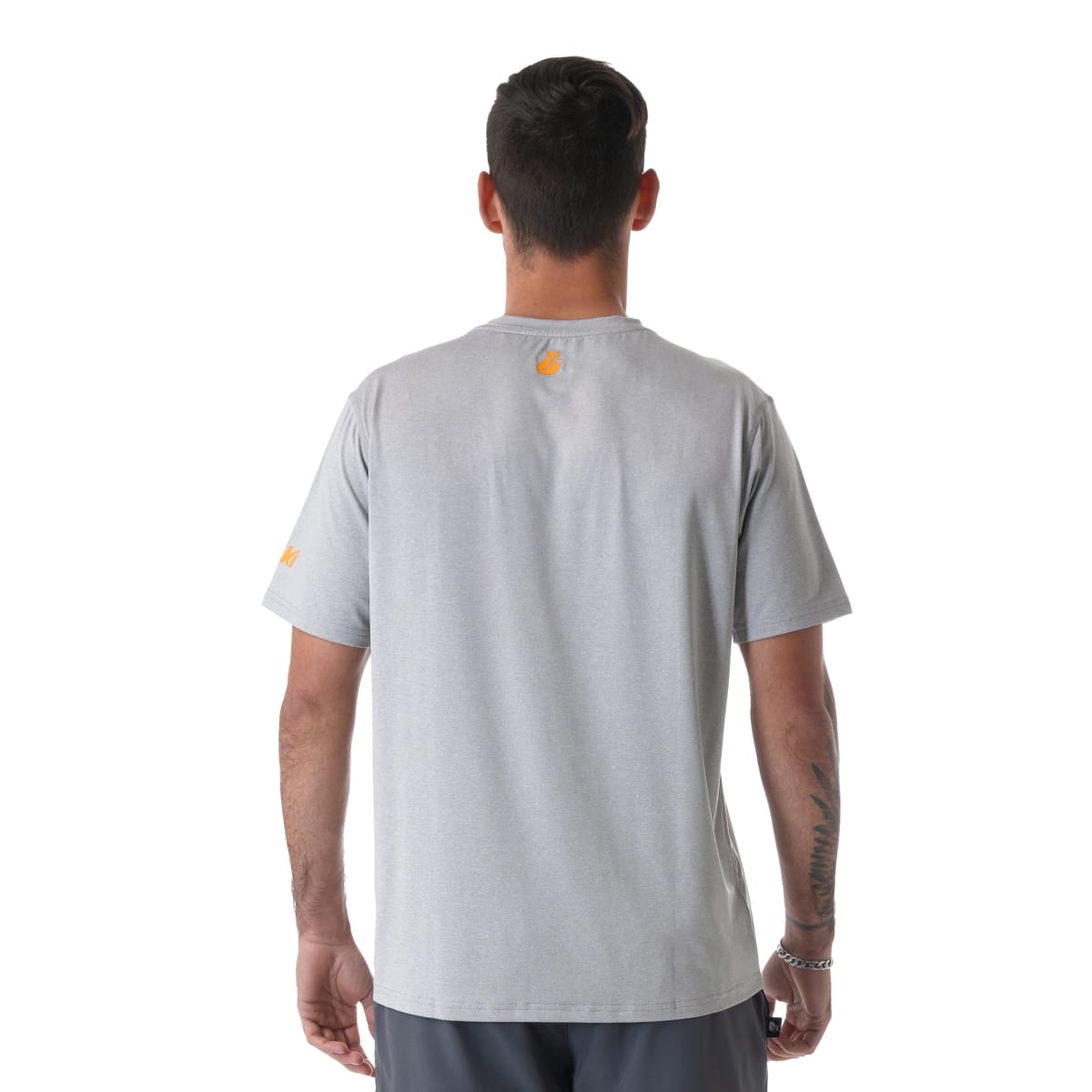 Polera M/C Poly Tilki Temel Grey M24W4