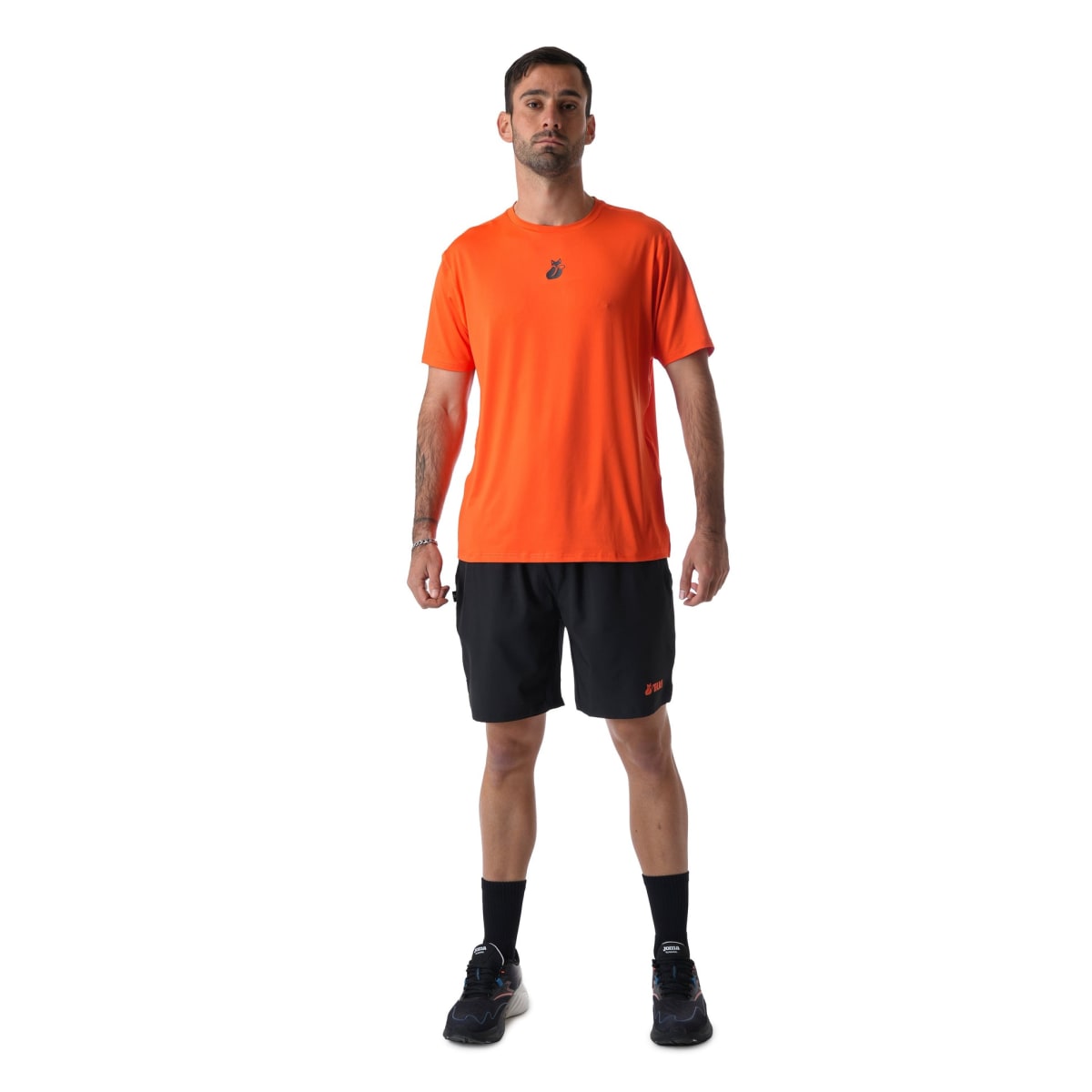 Polera M/C Poly Tilki Temel Orange M24W7