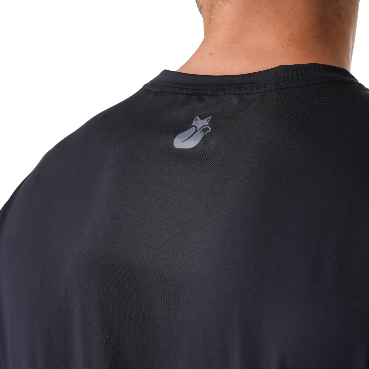 Polera M/C Poly Tilki Temel Black M24W3