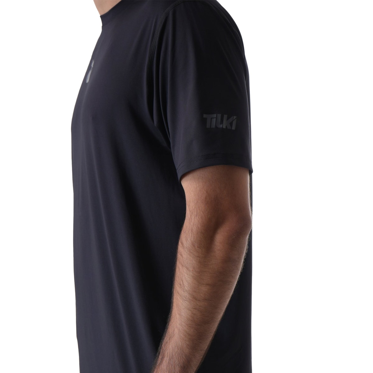 Polera M/C Poly Tilki Temel Black M24W4