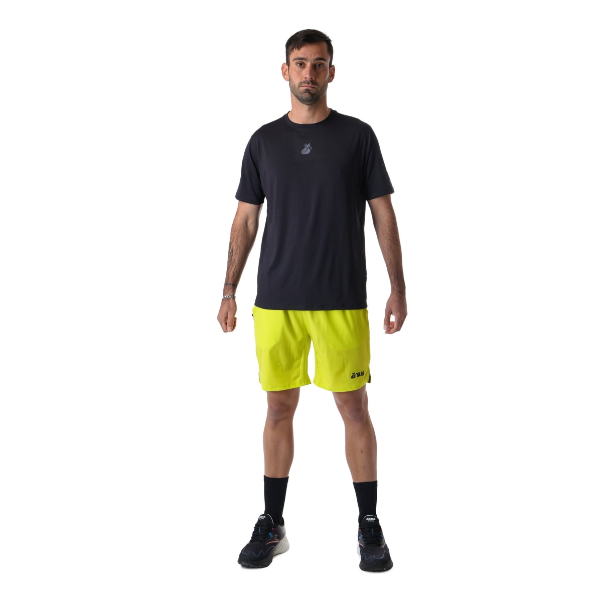 Polera M/C Poly Tilki Temel Black M24W7