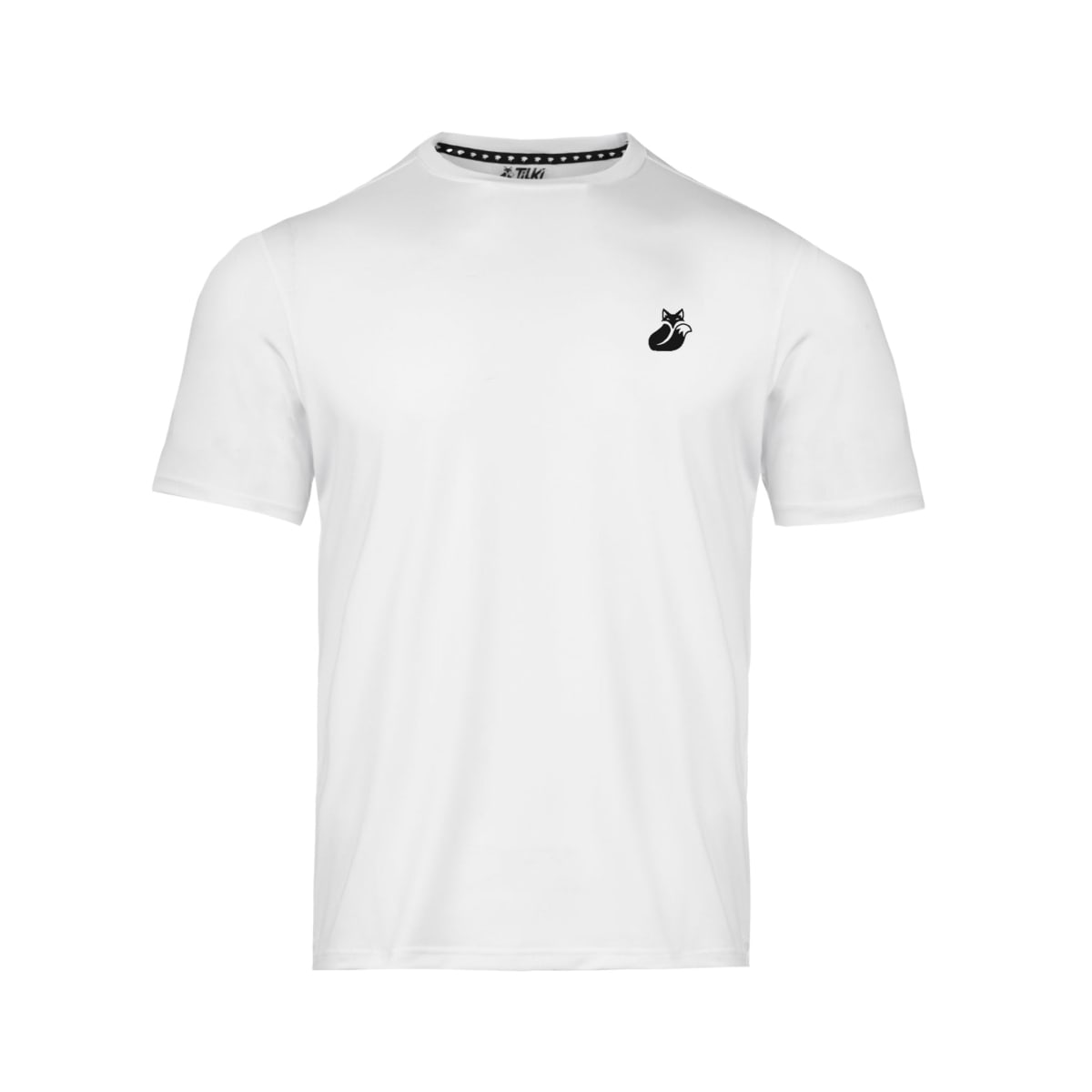 Polera M/C Polyester 2.0 Tilki Temel White/Black M25S1