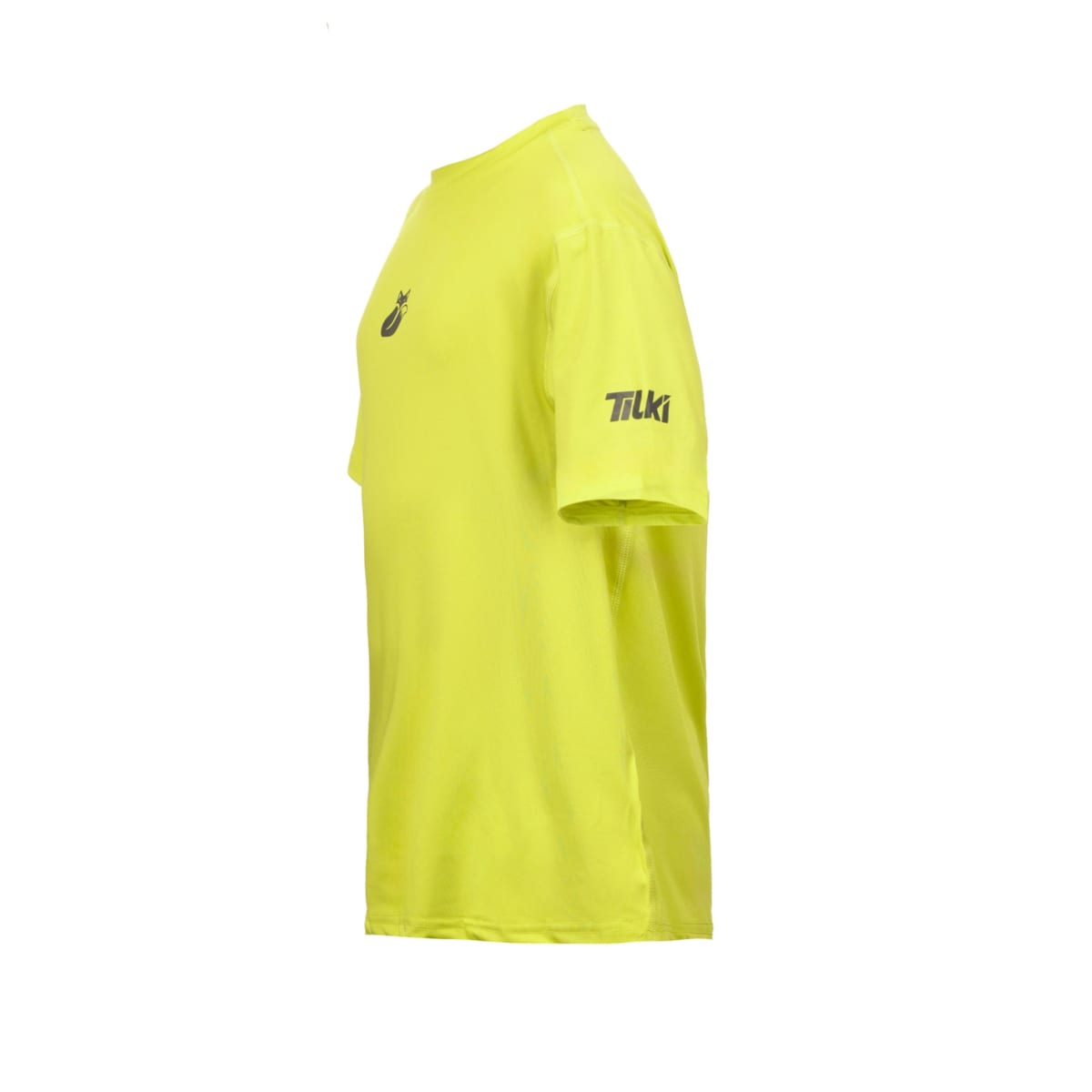 Polera Poly Kids Tilki Temel Yellow Fluor Black K24W2