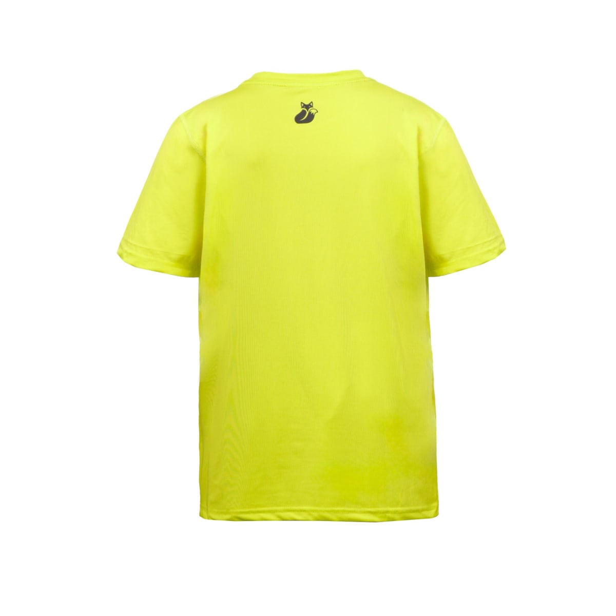 Polera Poly Kids Tilki Temel Yellow Fluor Black K24W3