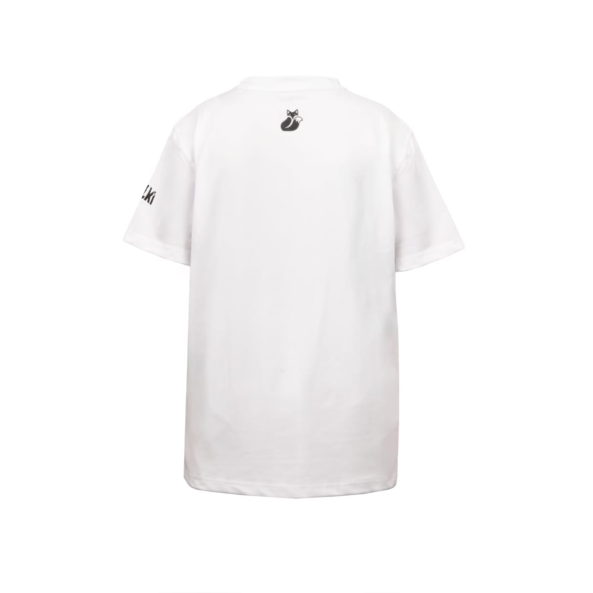 Polera Poly Kids Tilki Temel White Black K24W3