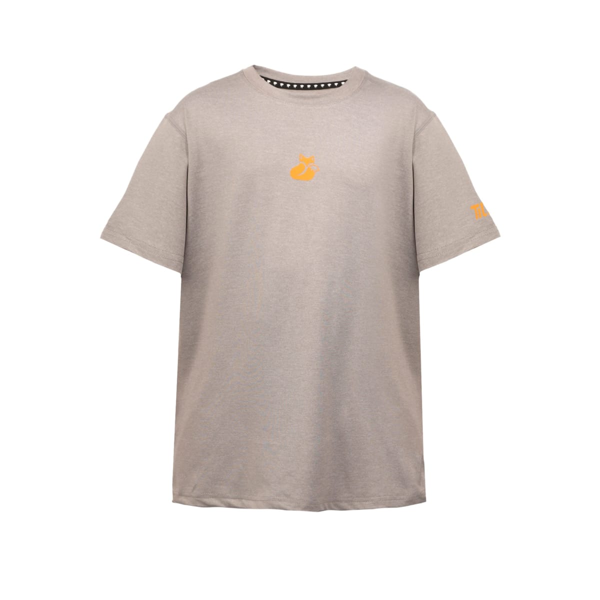 Polera Poly Kids Tilki Temel Grey Orange K24W1