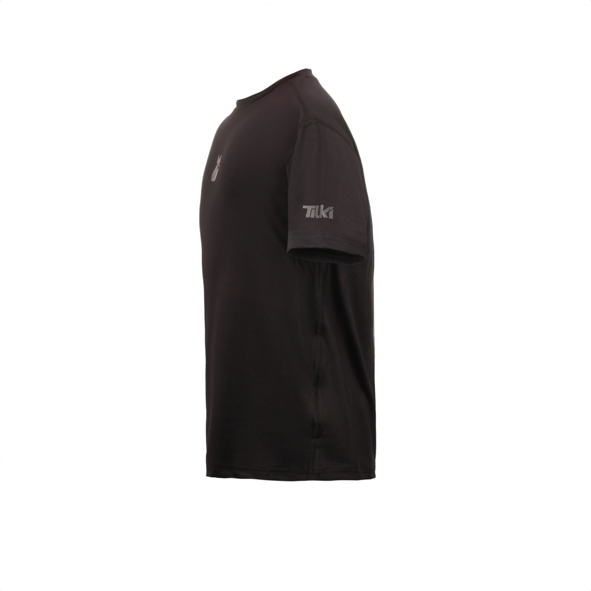 Polera Poly Kids Tilki Temel Black Grey K24W2