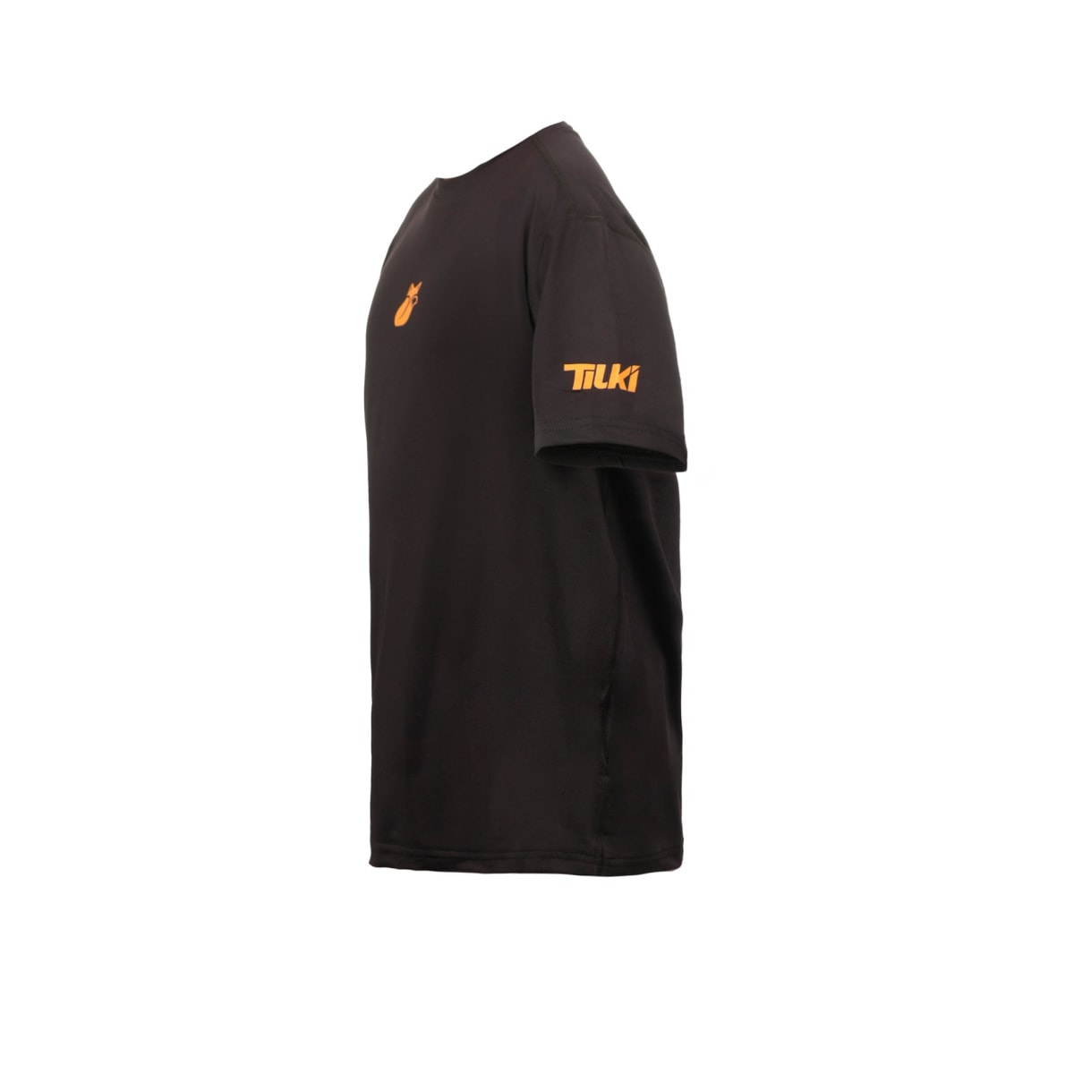 Polera Poly Kids Tilki Temel Black Orange K24W2