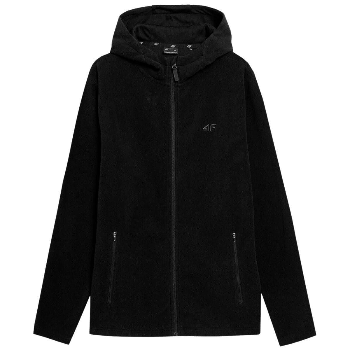 Poleron 4F Capucha M053-20S Negro1