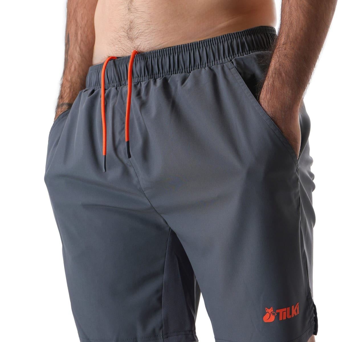 Short Poly Tilki  Temel Dk Grey M24W2