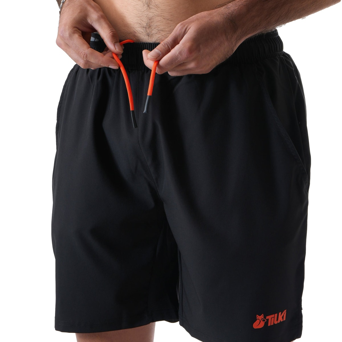 Short Poly Tilki  Temel Black/Orange M24W2